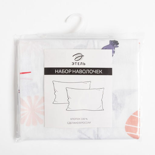 Комплект наволочек Этель Flower garden (вид 1) 50х70 см - 2 шт, 100% хлопок, бязь  фото 3