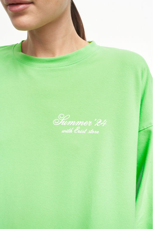 Лонгслив Summer24 Pastel lime - Erist store фото 3
