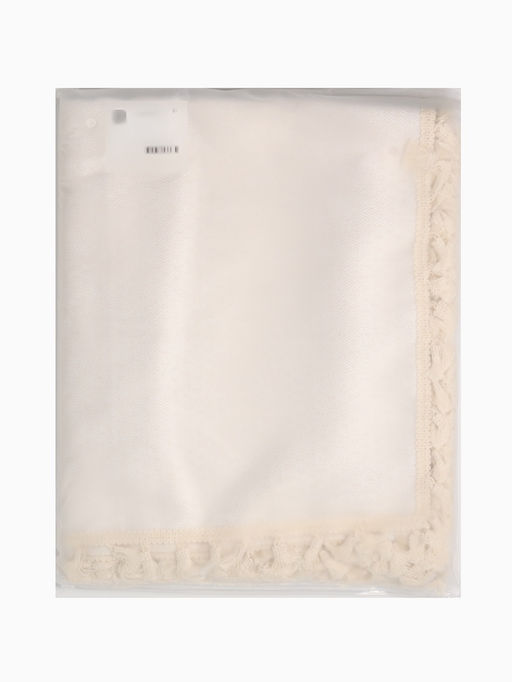 Скатерть «Этель», бежевая, с орнаментом, 140×140 см