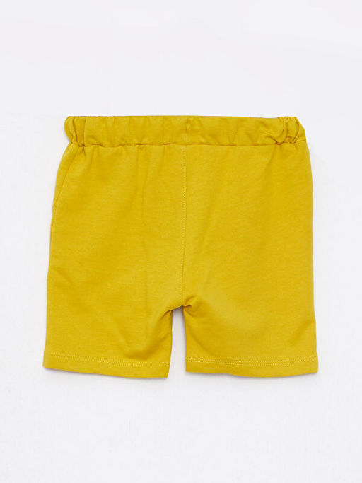 Beli Lastikli Bask?l? Pamuklu Erkek Bebek ?ort - Waikiki фото 2