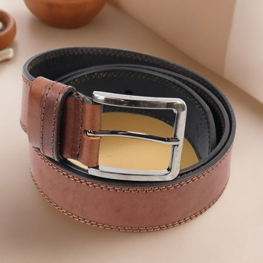 Мужской кожаный ремень Arkon Milano 4003-20 Л.Браун - Sergio valentini фото 2