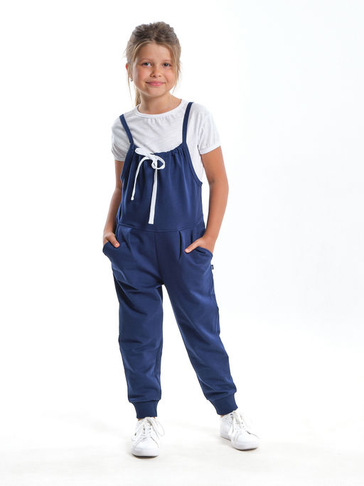 Комбинезон для девочки UD 1594 антрацит - Mini maxi фото 5