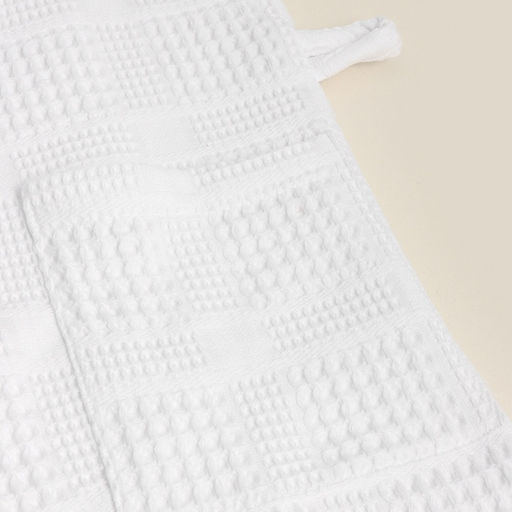 Халат вафельный мужской SL HOME: Chess «Блан де Блан», размер XL, хлопок 100%, белый