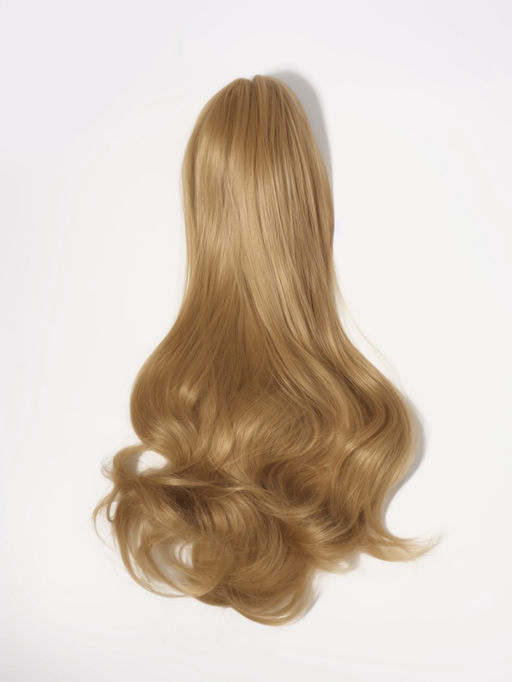 Хвост накладной, волнистый волос, на крабе, 40(±5) см, 150 г, блонд(#HTY22)