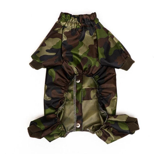 Комбинезон для животных, без подклада, XS (ДС 18-20, ОШ 24, ОГ 27-30), камуфляж - Пижон фото 7