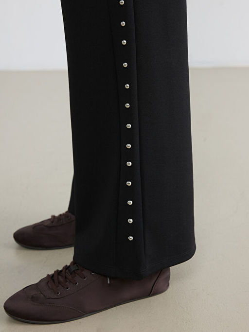 Standart Fit Geni? Pa?a Kad?n Pantolon