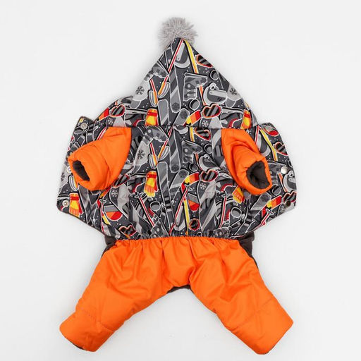 Комбинезон для животных Принт, флис, 3XL (ДС 36-38, ОШ 35-37, ОГ 48-52 см), микс - Simaland фото 9