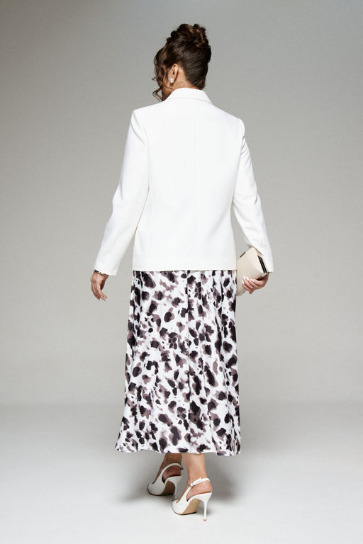 Костюм 6282 молочный+ анималистичный принт - Beautiful and free фото 5