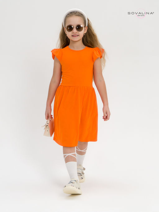 Платье Феечка оранжевая - Sovalina фото 16