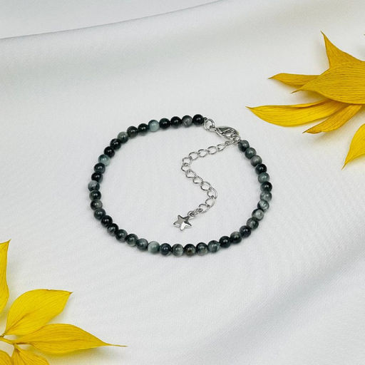 Браслет из Соколиного глаза - Радуга самоцветов фото 2