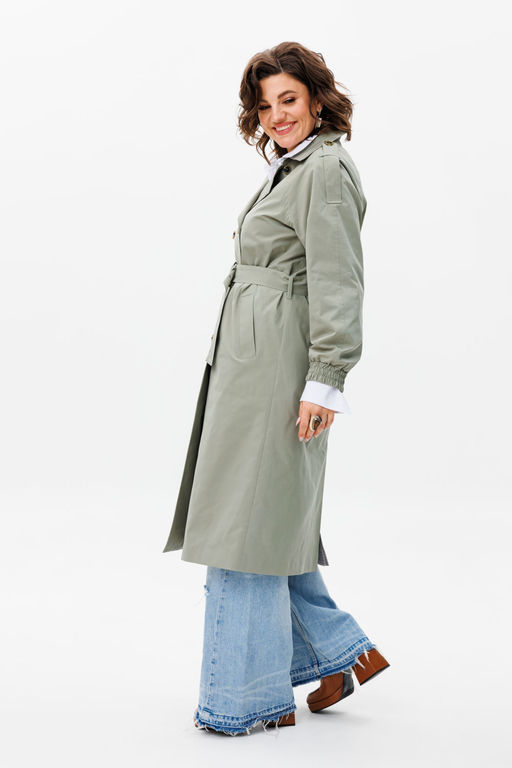 Плащ ANELLI 1419 зеленая дымка  фото 3