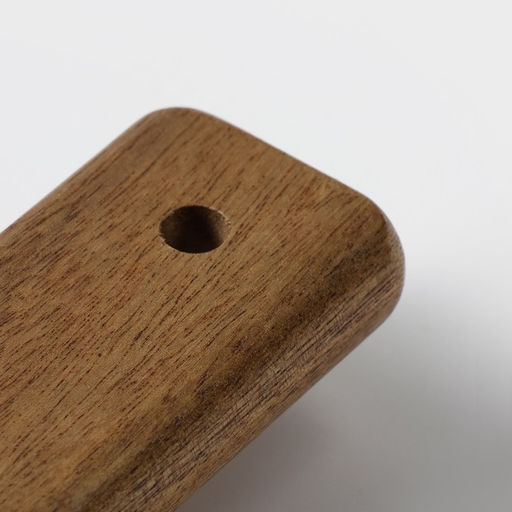 Блюдо для подачи Magistro, 15×15 см, с деревянной ручкой, фарфор, бирюзовое