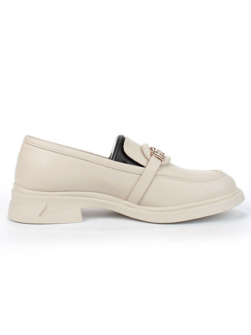 01-PDS133-3 BEIGE Ботинки демисезонные женские (натуральная кожа) - Фабричный китай фото 9