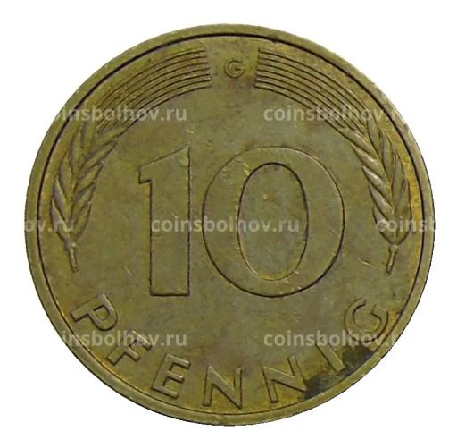 10 пфеннигов 1989 года G Германия