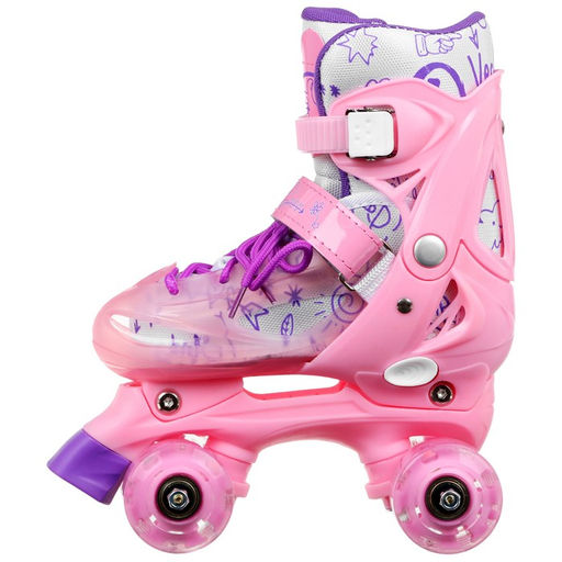 Роликовые кроссовки раздвижные, р. 31-34, колёса световые PU - Simaland фото 3