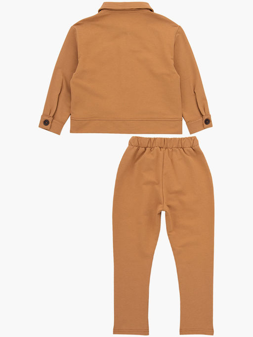 Костюм для девочки детская одежда наряды UD 7710 св.коричневый - Mini maxi фото 9