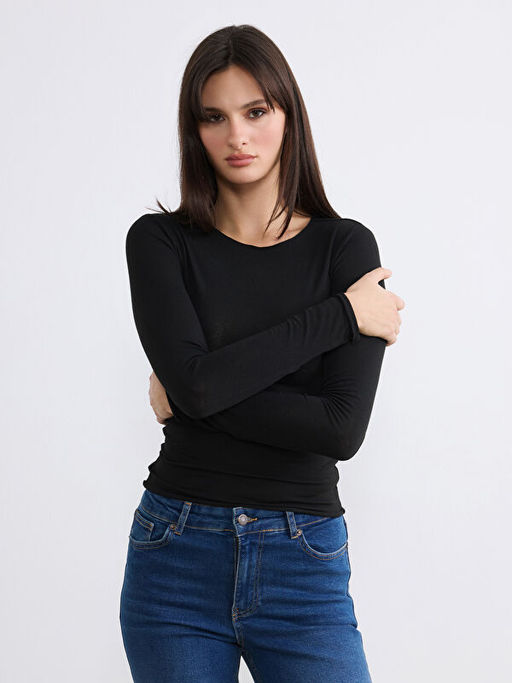 Bisiklet Yaka Kad?n Body