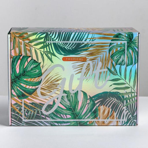 Коробка подарочная складная, упаковка, «Gift», 30.5×22×9.5 см