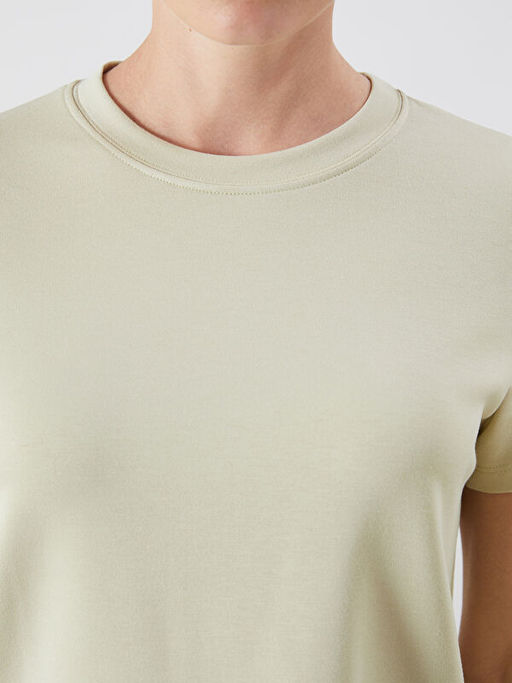 Bisiklet Yaka Kad?n Ti??rt