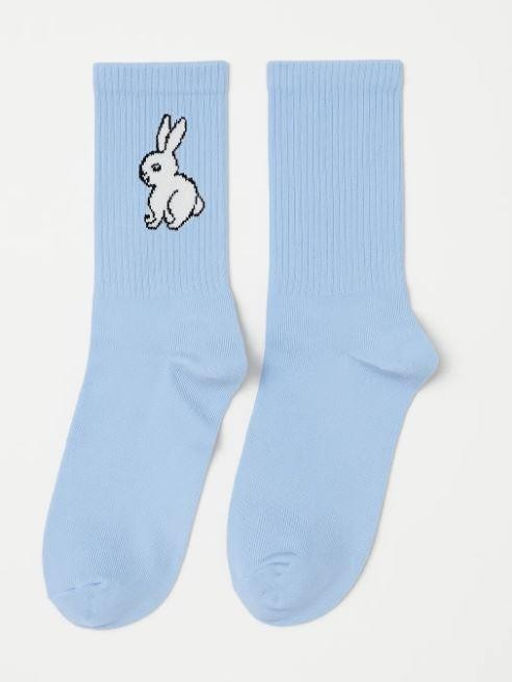 Носки женские "Cute bunny", р. 35-40, голубой