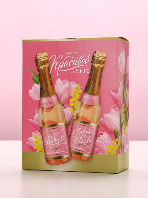 Подарочный набор Самой красивой: гель для душа и пена для ванны шампанское, 2?250 мл, Чистое счастье  фото 11