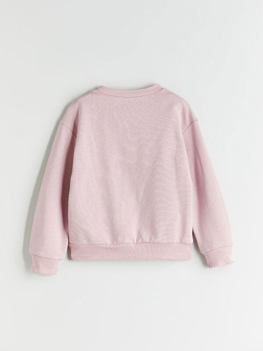 Bisiklet Yaka K?z ?ocuk Sweatshirt