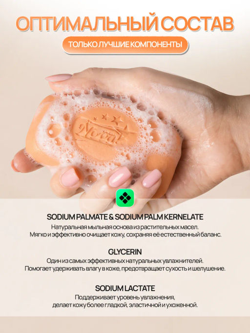 Мыло Туалетное "Royal Nova" 175гр Папайя