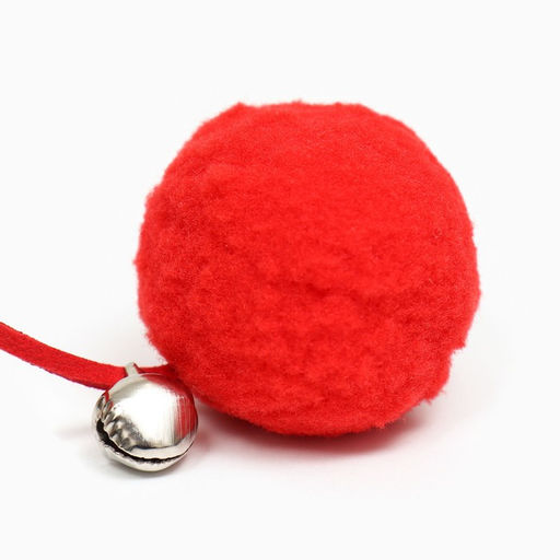 Игрушка-дразнилка для кошек Пряник в колпаке, с бубенчиком - Пижон фото 5