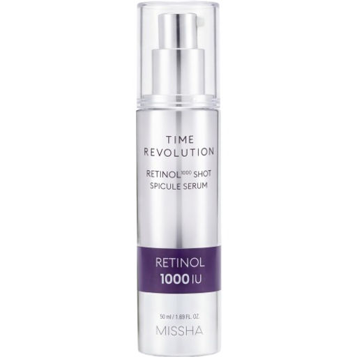 MISSHA Антивозрастная сыворотка глубокого проникновения для лифтинга и сияния лица с ретинолом Time Revolution Retinol 1000 Spicule Serum, 50 мл  фото 2