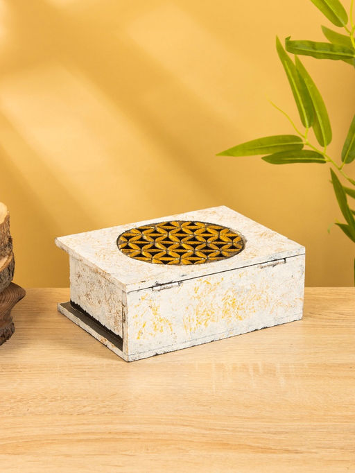 Шкатулка Цветы, 19?15?7 см, МДФ