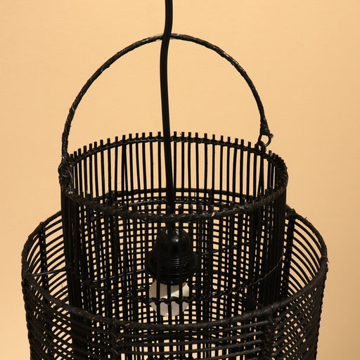 Светильник потолочный из ротанга «Тедди», 1×120 Вт, Е27, 30×30×40 см