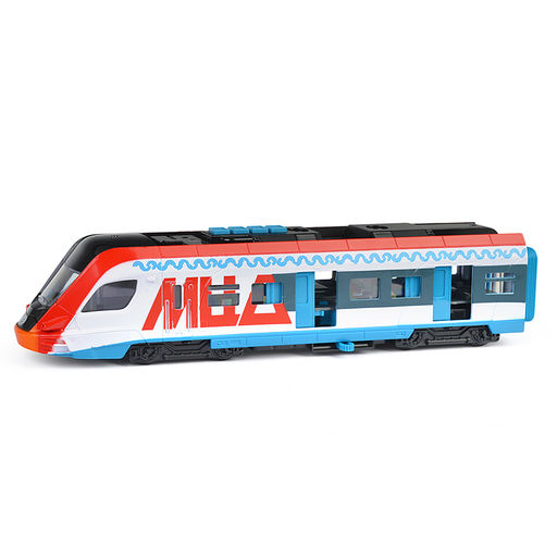 Модель пластик Трансмашхолдинг Электропоезд Метрополитен 30 см, (свет, звук) в коробке