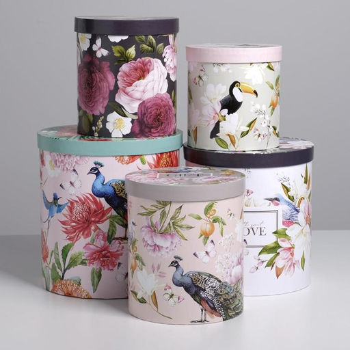 Набор подарочных коробок 5 в 1 Flowers, 13 1419.5 22 см