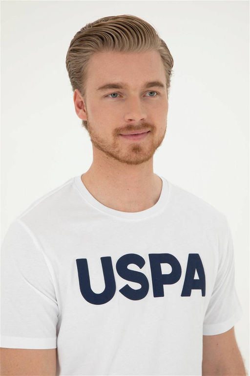 Мужская белая базовая футболка Неожиданная скидка в корзине - U.s. polo assn фото 2