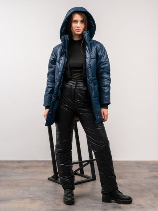 Костюм зимний, горнолыжный Арктика синий-черный - Yollochka фото 6