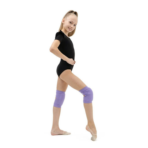Наколенники для гимнастики и танцев Grace Dance, с уплотнителем, р. XS, 3-6 лет, цвет сиреневый  фото 3