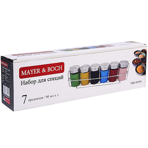 40484 Набор для специй на подставке 7 предметов (16 специй внутри) MB (х24) - Mayer&boch фото 2
