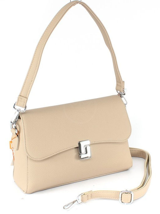 Сумка женская искусственная кожа YDR-2660, 1отд+карм/перег, плечевой ремень, бежевый SALE 259700 - Adelia фото 6