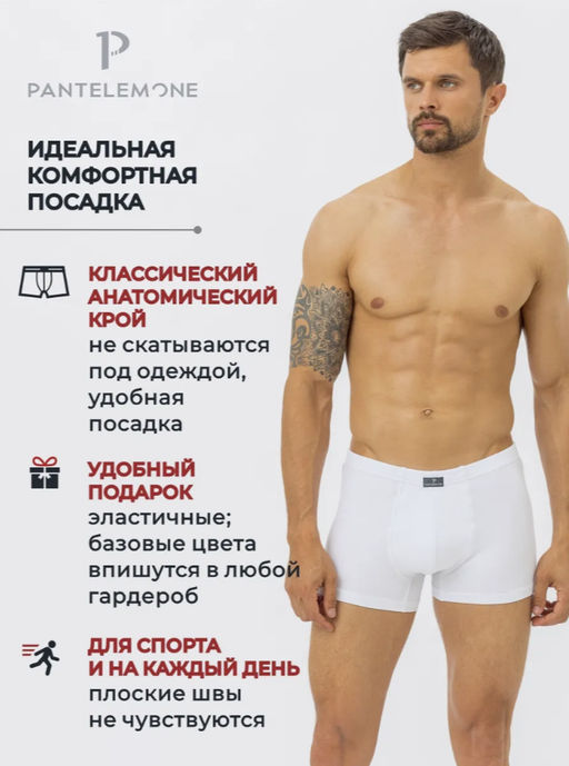 Трусы-шорты мужские МОДАЛ PMH-638 - Pantelemone фото 4