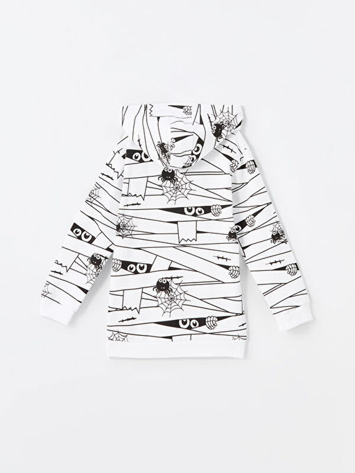 Bask?l? Erkek ?ocuk Hoodie - Waikiki фото 3