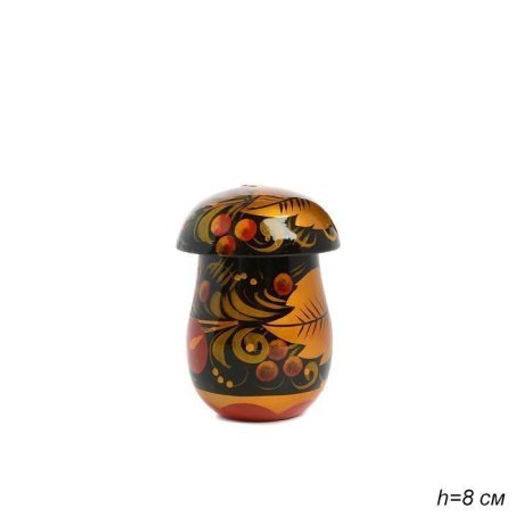 Солонка с хохломской росписью Гриб / 10042 /уп 1/ - Галеонтрейд фото 2