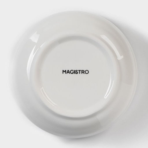 Салатник фарфоровый Magistro Элегия, 500 мл, цвет белый  фото 4