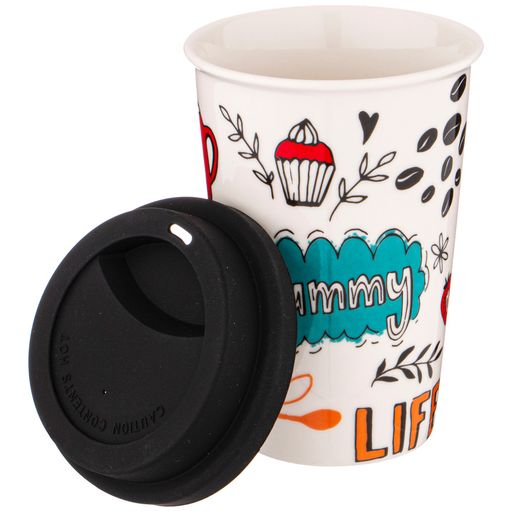 КРУЖКА LEFARD COFFEMANIA С КРЫШКОЙ 400МЛ  фото 5