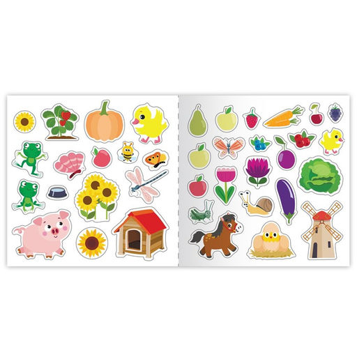 Раскраска по номерам с наклейками Весёлая ферма, 16 стр. - Буква-ленд фото 5