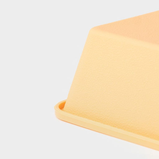 Форма для выпечки Доляна «Хлеб», силикон, 22×11×5.5 см, внутр.размер 20.7×10 см, персиковая