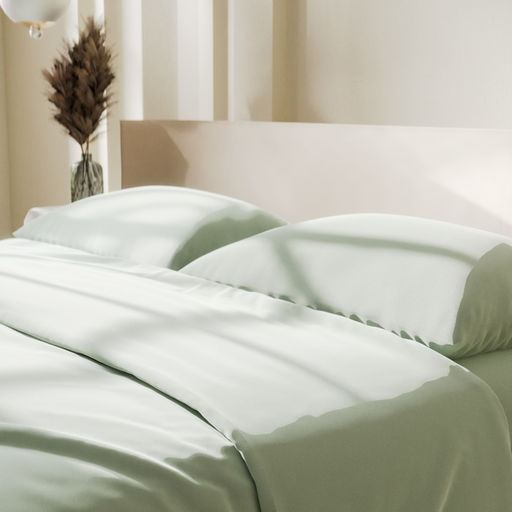 Постельное бельё LoveLife евро Green tea 200х215 см, 225х240 см, 50х70 3 см-2 шт, микрофибра 85 гр фото 4