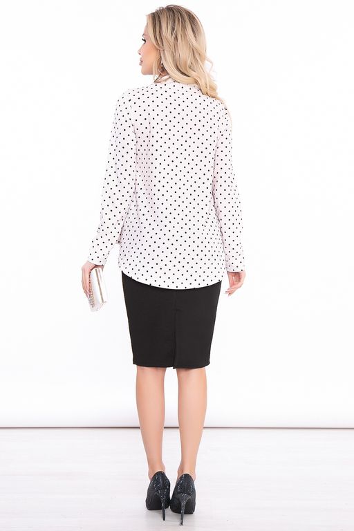 Костюм с юбкой Классика жанра (горох) К3049 - Lt collection фото 3