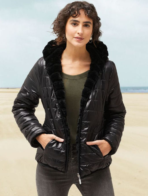Двусторонняя стеганая плюшевая куртка ESMARA  фото 9