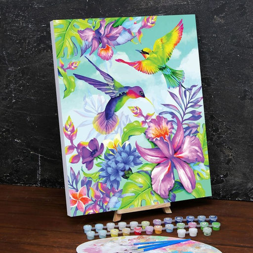 Картина по номерам на холсте с подрамником «Тропики», 40×50 см