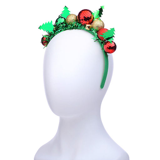 Ободок карнавальный "Ёлочные шарики" в пакете